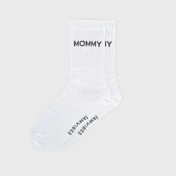 famvibs MOMMY Socken weiss famvibes