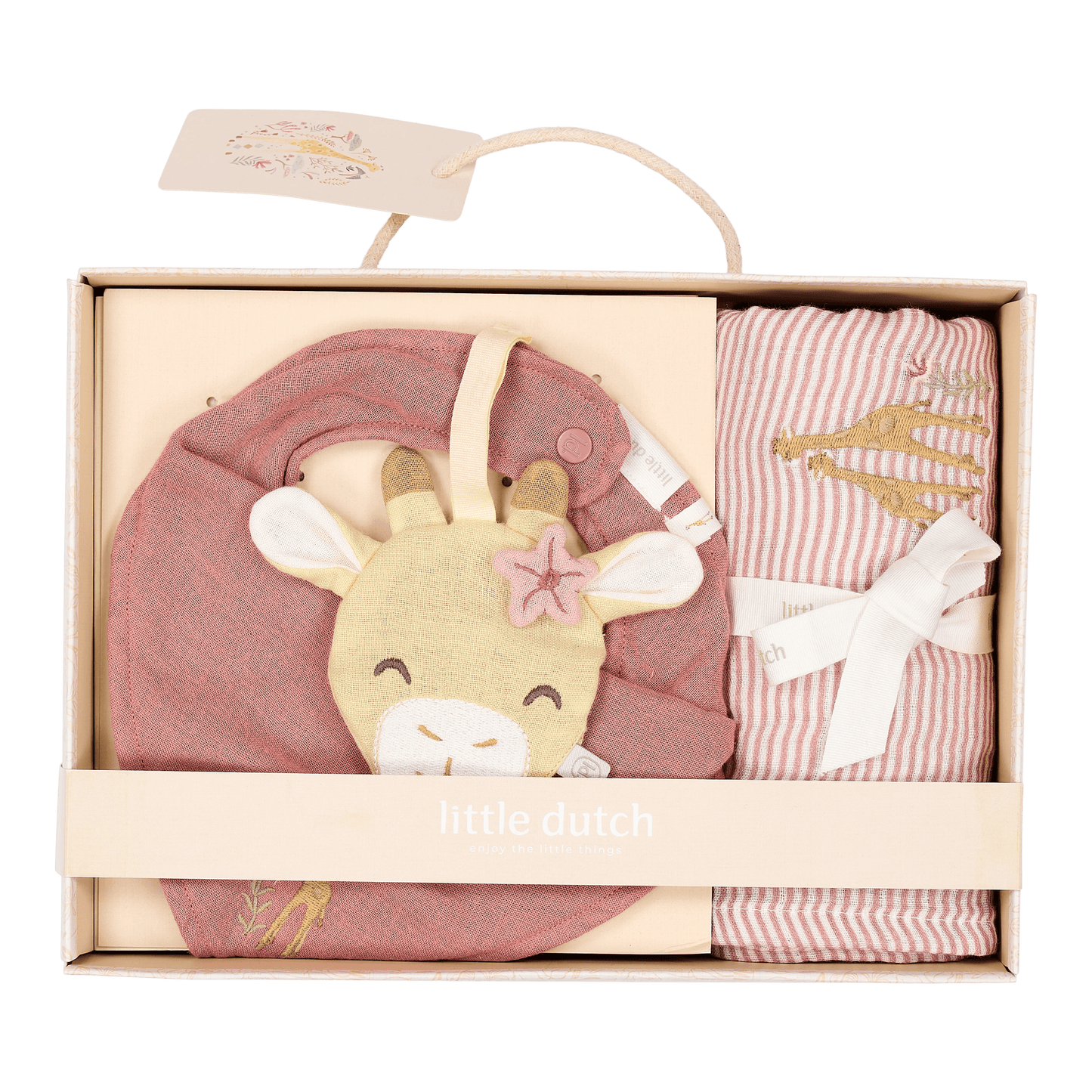 Little Dutch Geschenkbox Flamingo Rosa Blooming Safari