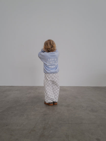 Famvibes Checkered Pants Kids sand