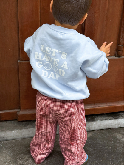 Famvibes Vichykaro Pants Kids red