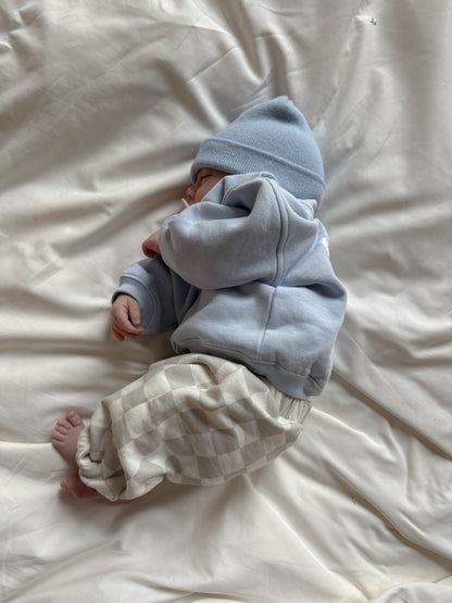 Famvibes Checkered Pants Baby sand