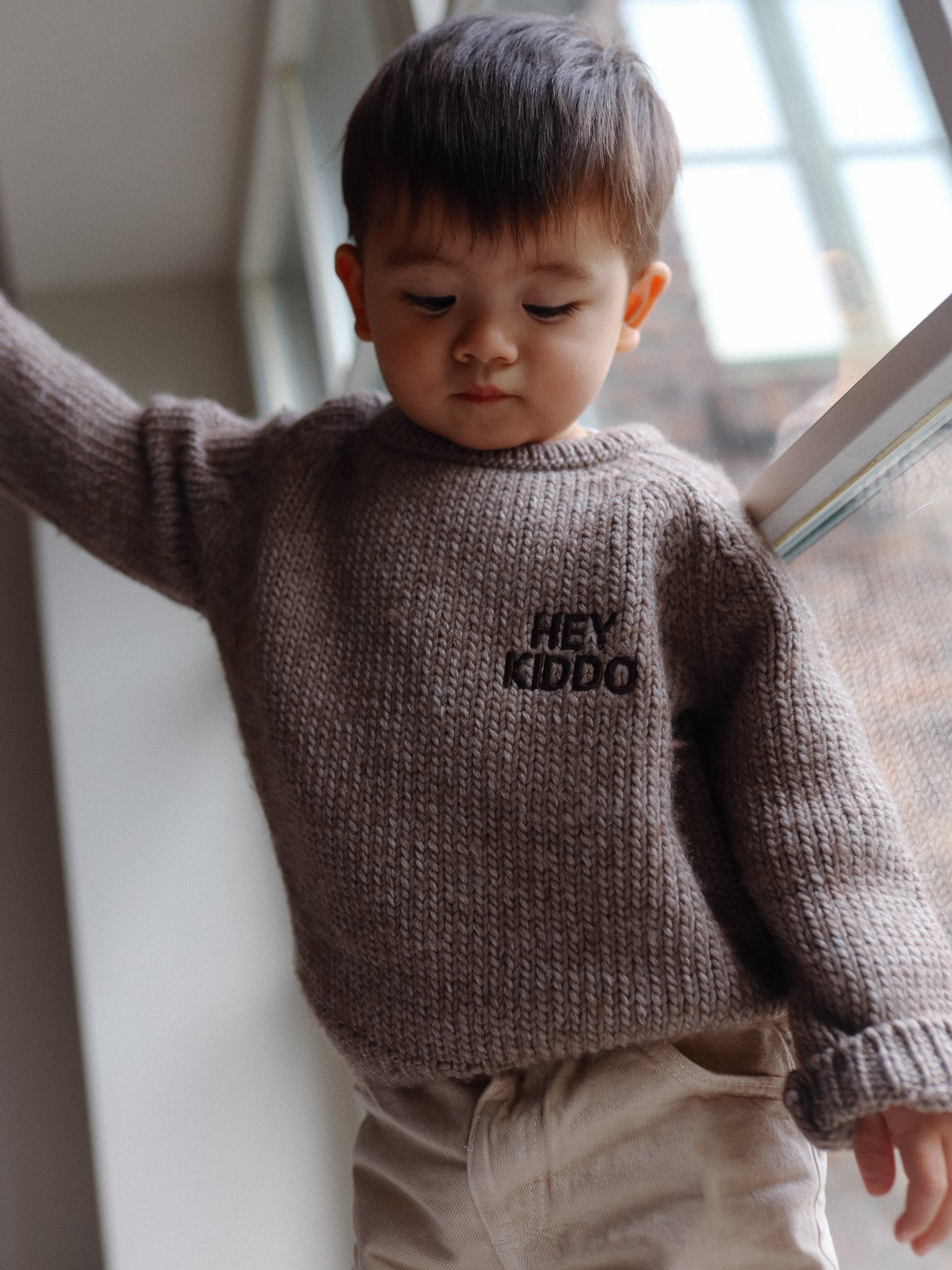 Famvibes HEY Kiddo Strickpullover chocolate