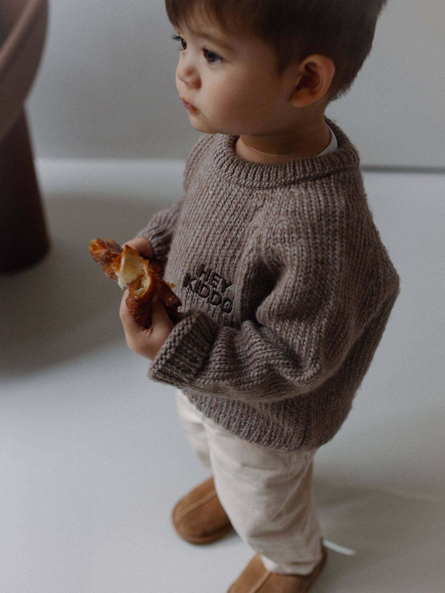 Famvibes HEY Kiddo Strickpullover chocolate
