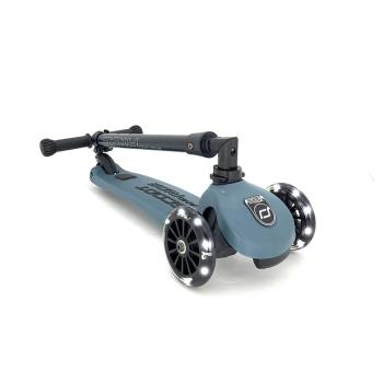 Highwaykick 3 LED - steel blau Scoot & Ride