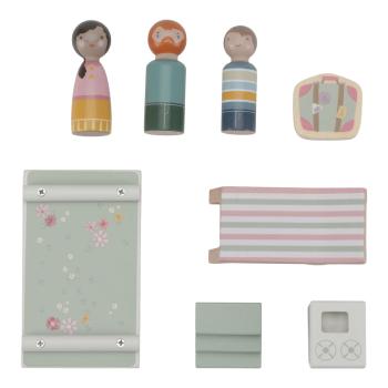 Little Dutch Spielzeugauto mit Wohnwagen Holz