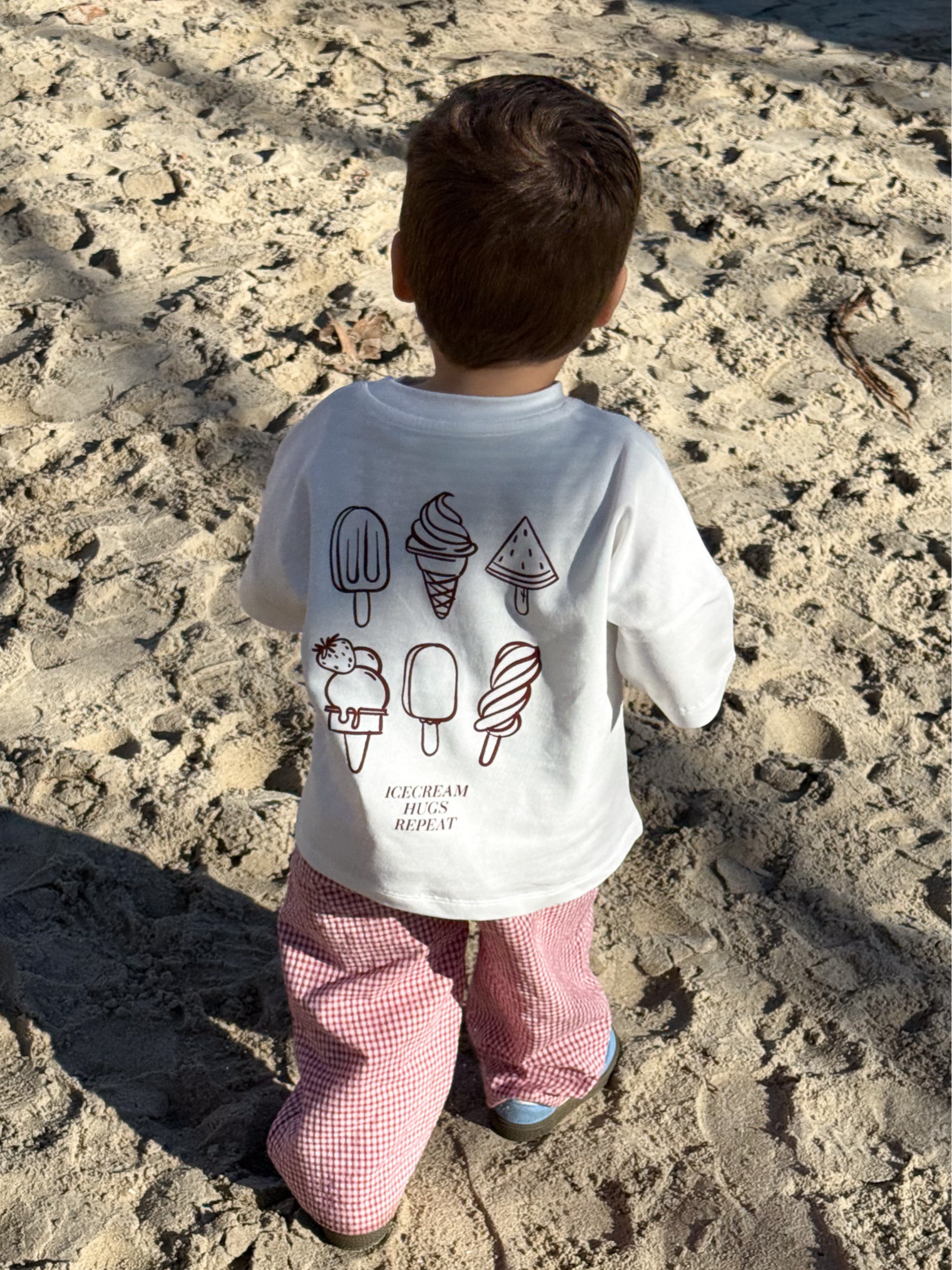 Famvibes Family Set Icecream Shirt burgundy