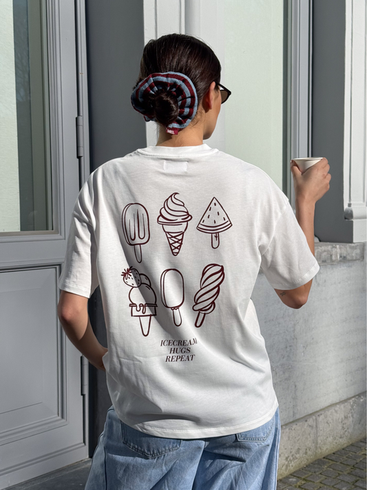 Famvibes Icecream Shirt Unisex burgundy
