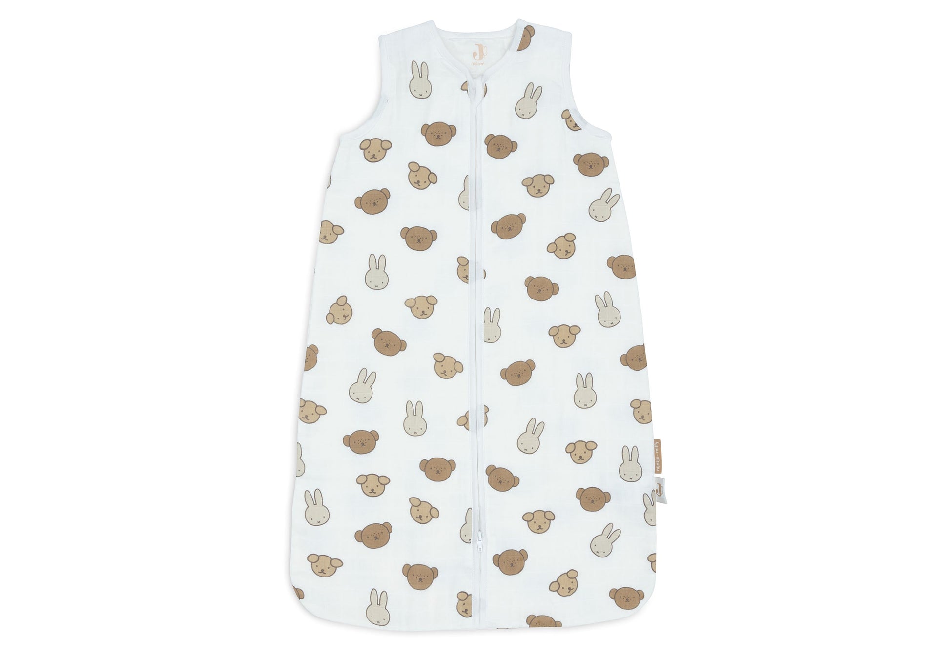 Jollein Baby Schlafsack - Hydrophil - Miffy and Friends 048-510-68047 Schlafsack Jollein – Material Nahaufnahme Stoff