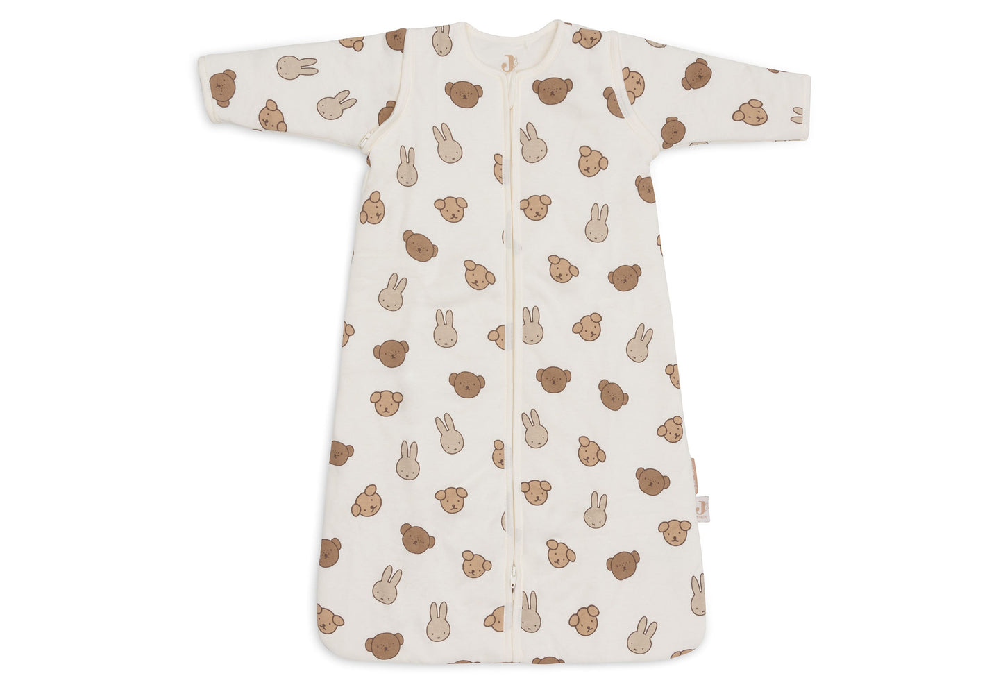 Jollein Baby Schlafsack mit abnehmbaren Ärmeln - Miffy and Friends 016-541-68047 Schlafsack Jollein – Detailaufnahme Material und Verarbeitung