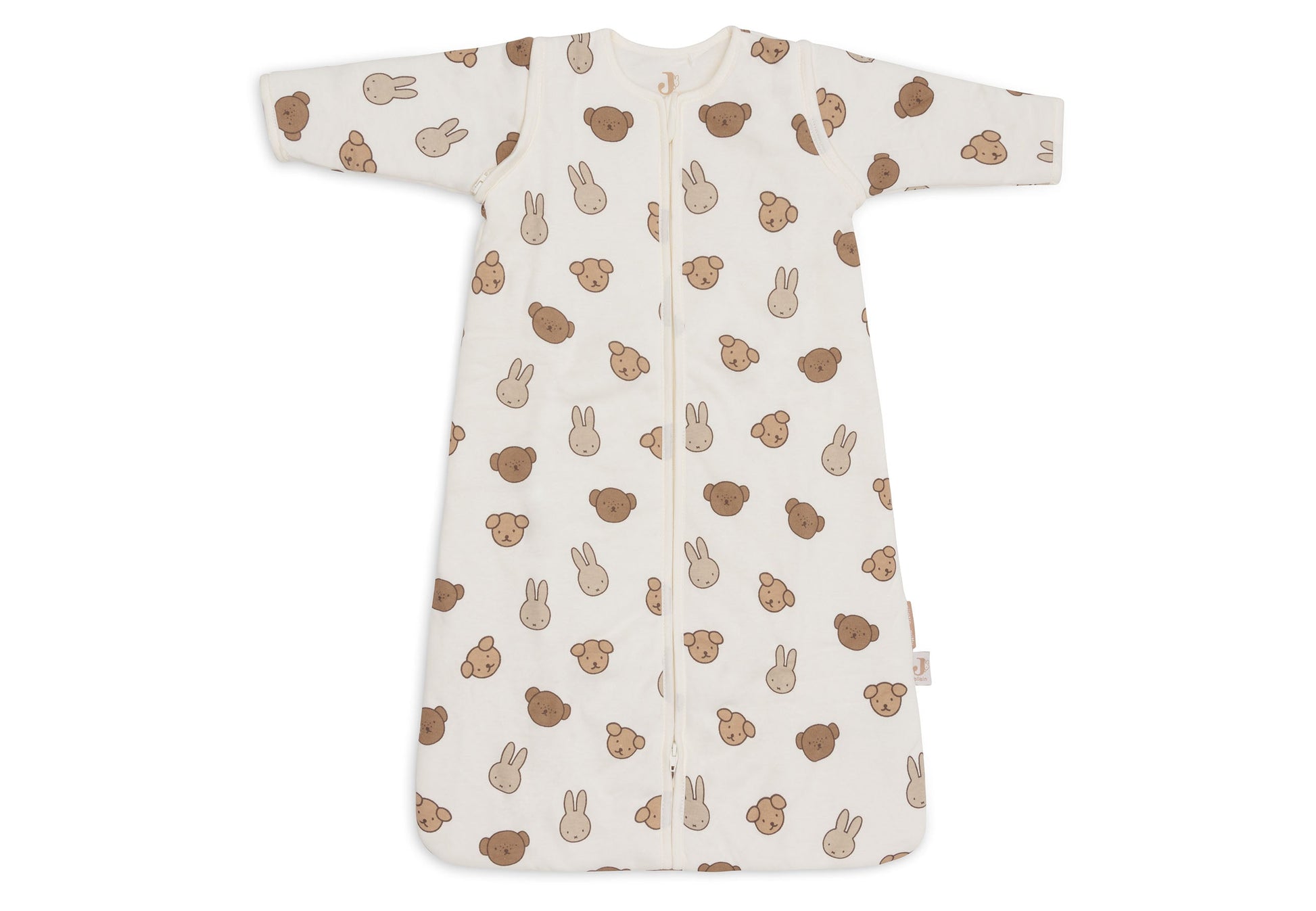 Jollein Baby Schlafsack mit abnehmbaren Ärmeln - Miffy and Friends 016-541-68047 Schlafsack Jollein – Material Nahaufnahme Stoff