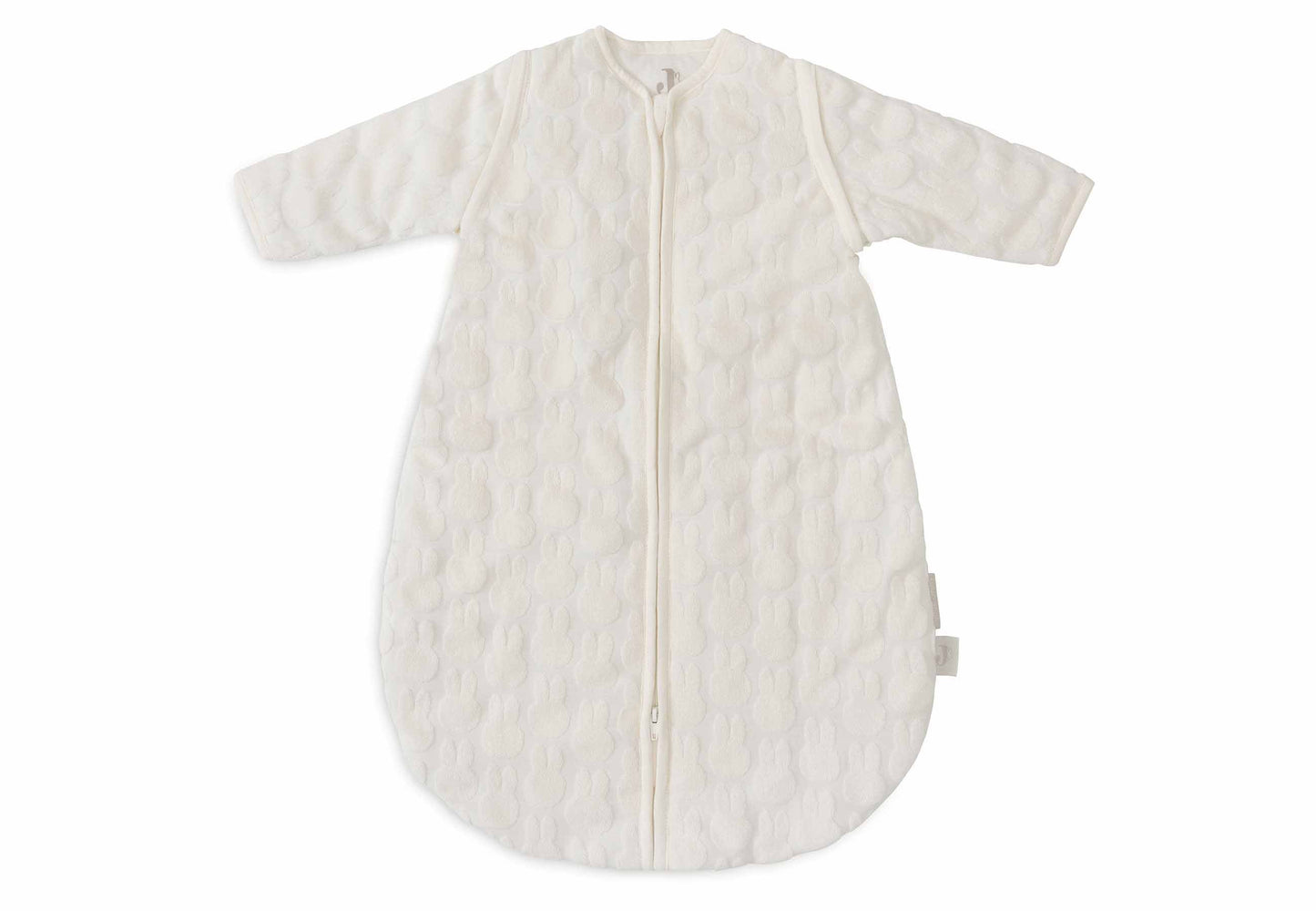 Jollein Baby Schlafsack mit Abnehmbaren Ärmeln - Rund - Miffy Jacquard 016-410-67110 Schlafsack Jollein – Studio Produktbild Frontansicht