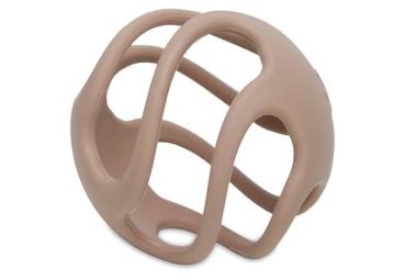 Jollein Ball aus Silikon - sensorischer Baby Spielball Biscuit