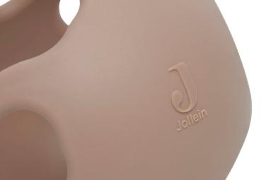 Jollein Ball aus Silikon - sensorischer Baby Spielball Biscuit