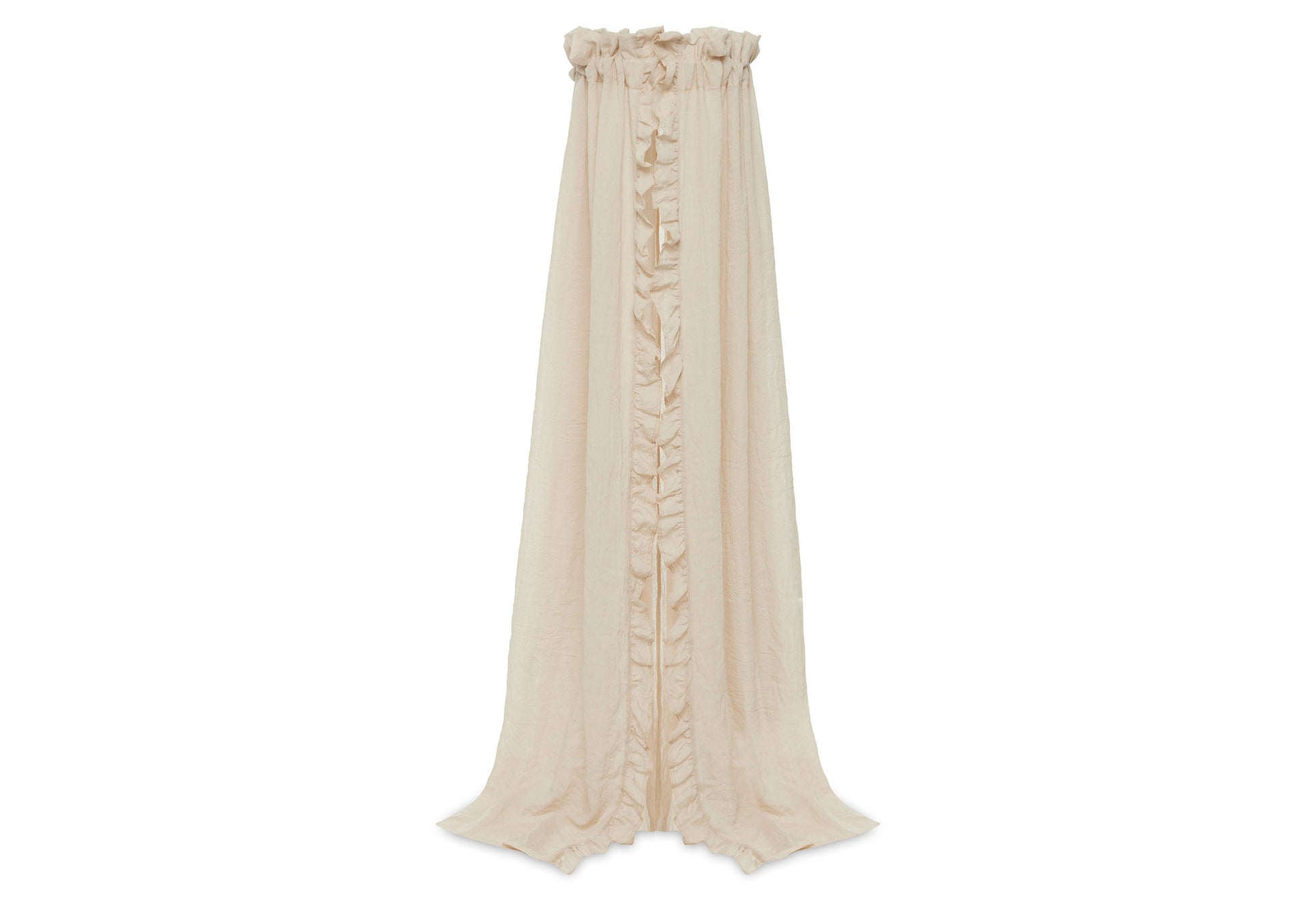 Jollein Betthimmel Vintage - Ruffle 002-001-66041 Babyartikel Jollein – Detailaufnahme Material und Verarbeitung