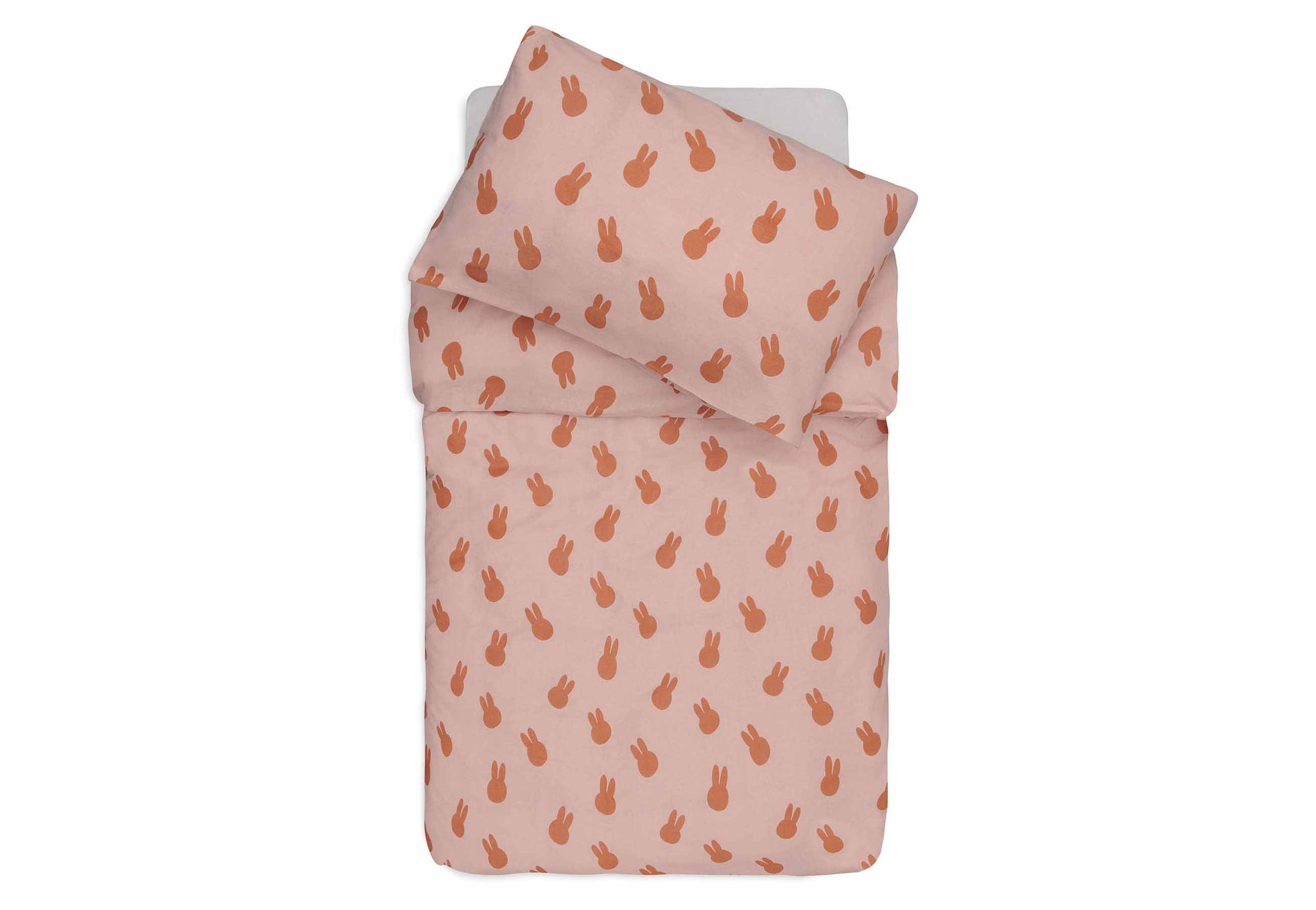 Jollein Bettwäsche - Miffy Shadow 003-005-68053 Bettwäsche Jollein – Detailaufnahme Material und Verarbeitung