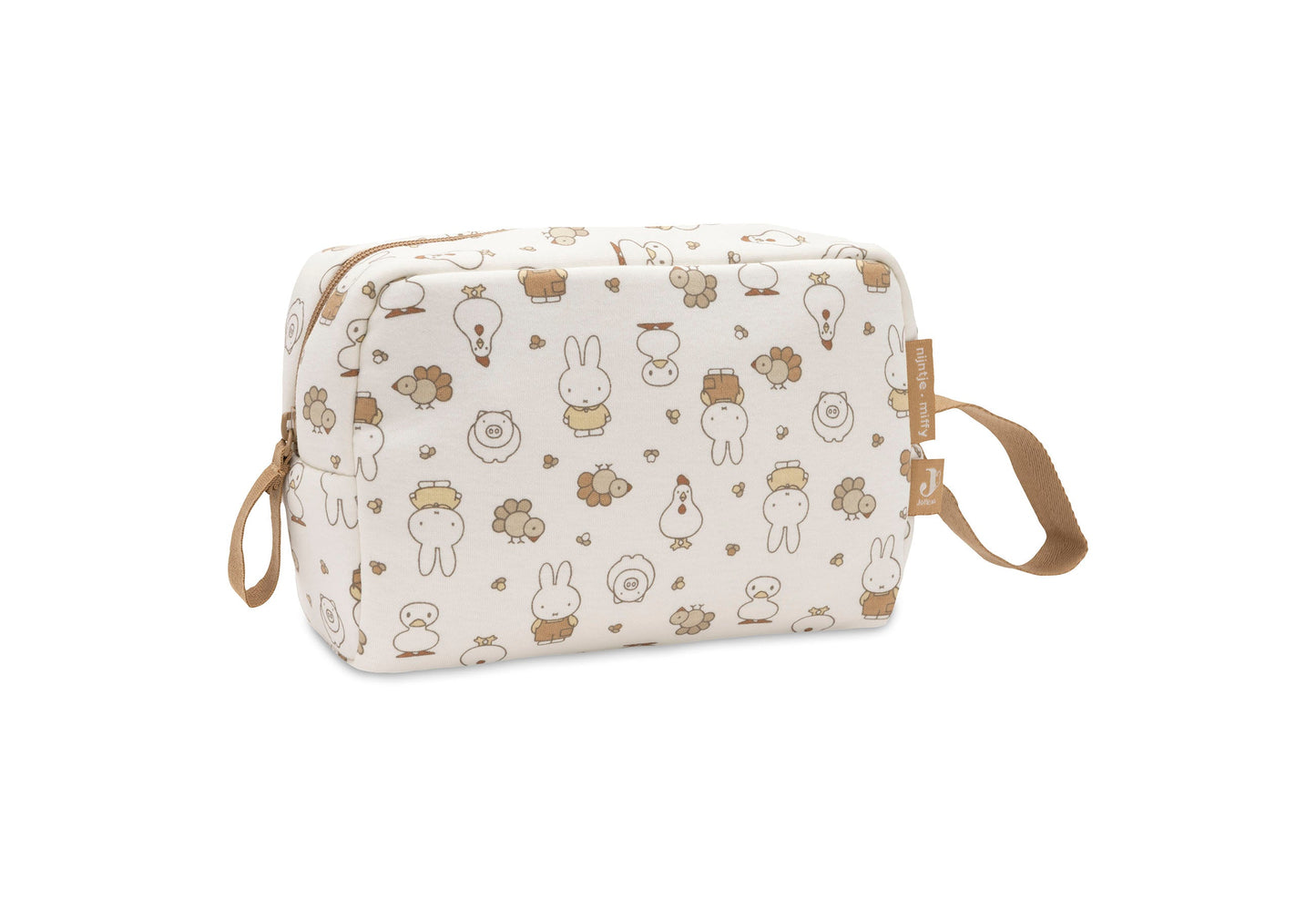 Jollein Beutel - Miffy Family Farm 070-577-68156 Wickeltasche Jollein – Studio Produktbild Frontansicht