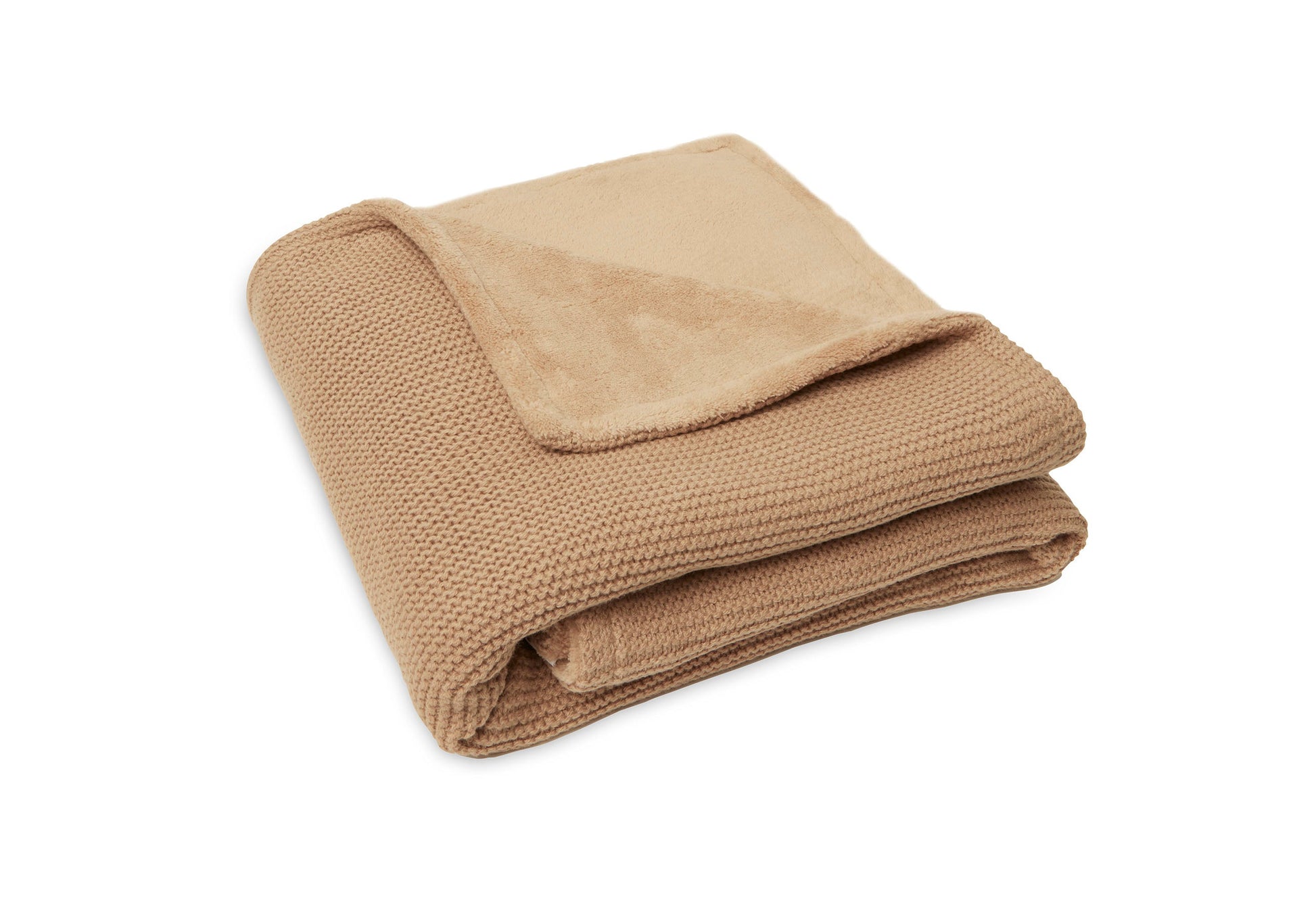 Jollein Decke - Basic Knit/Fleece 517-511-65219 Decke Jollein – Material Nahaufnahme Stoff