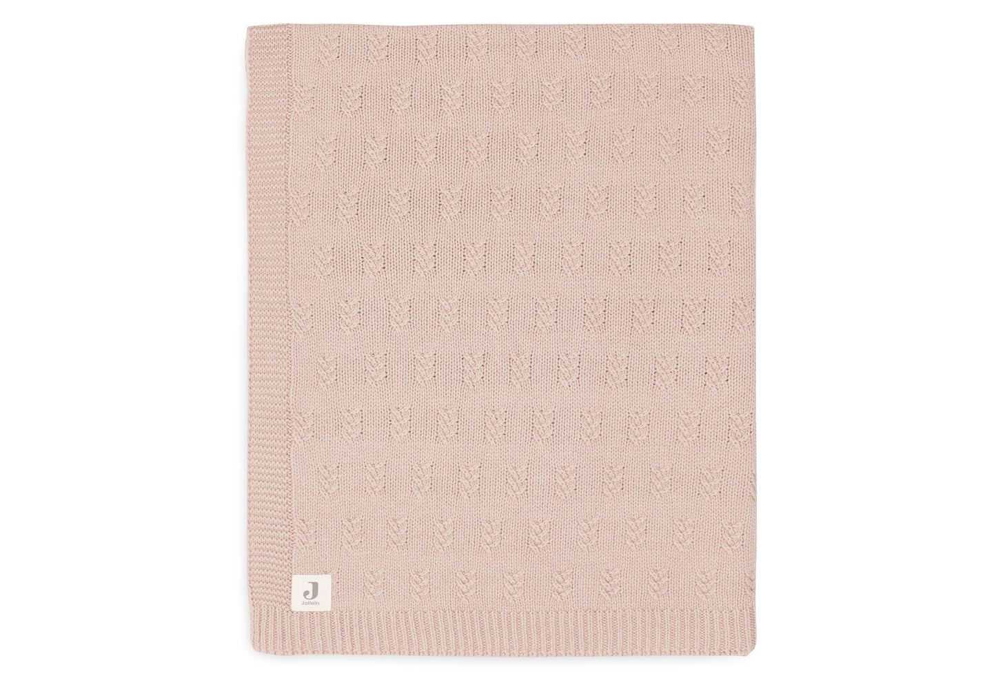 Jollein Decke - Grain Knit 516-522-67047 Decke Jollein – Detailaufnahme Material und Verarbeitung