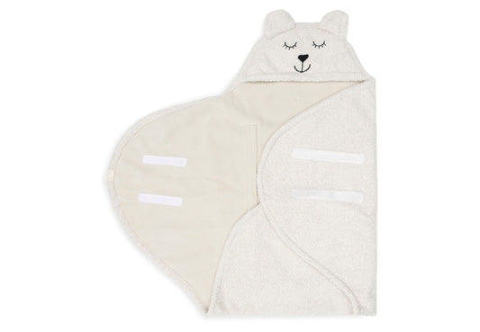 Jollein Einschlagdecke für Babyschale - Bear Boucle 032-566-67063 Decke Jollein – Studio Produktbild Frontansicht