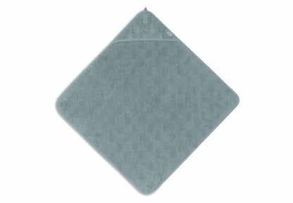 Jollein Kapuzenhandtuch Frottee 75x75cm - Miffy Jacquard 534-514-67087 Kapuzenhandtuch Jollein – In Anwendung mit Baby