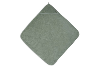 Jollein Kapuzenhandtuch Frottee beige 75x75cm Nougat – Detailansicht
