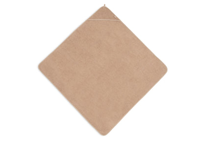 Jollein Kapuzenhandtuch Frottee beige 75x75cm Nougat – Geschenkidee