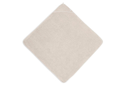 Jollein Kapuzenhandtuch Frottee beige 75x75cm Nougat – Größe