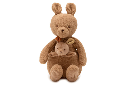 Jollein Kuscheltier - Kangaroots 037-001-68160 Kuscheltier Jollein – Studio Produktbild Frontansicht