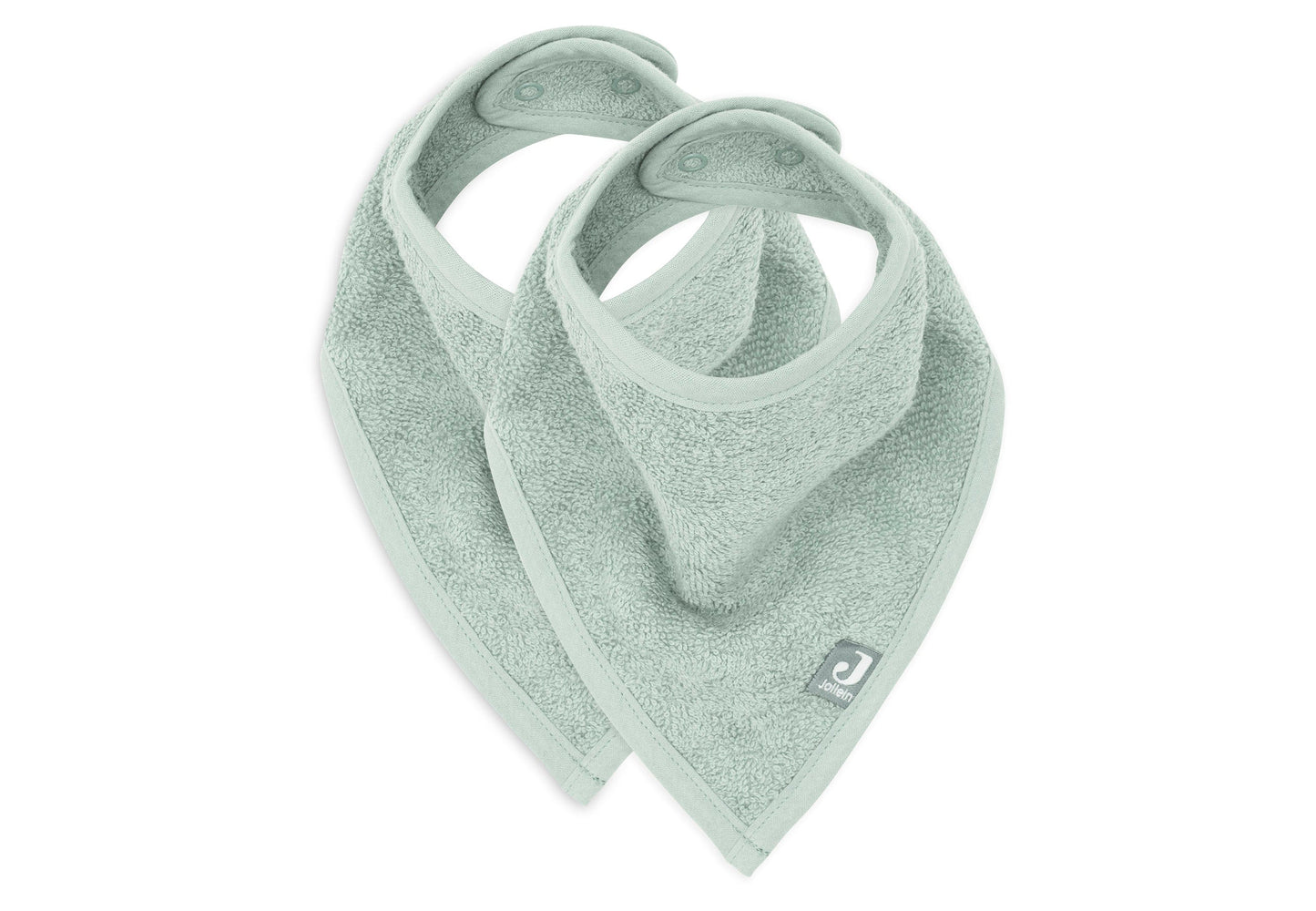 Jollein Lätzchen Bandana - 2 Stück 029-867-00093 Lätzchen Jollein – Detailaufnahme Material und Verarbeitung