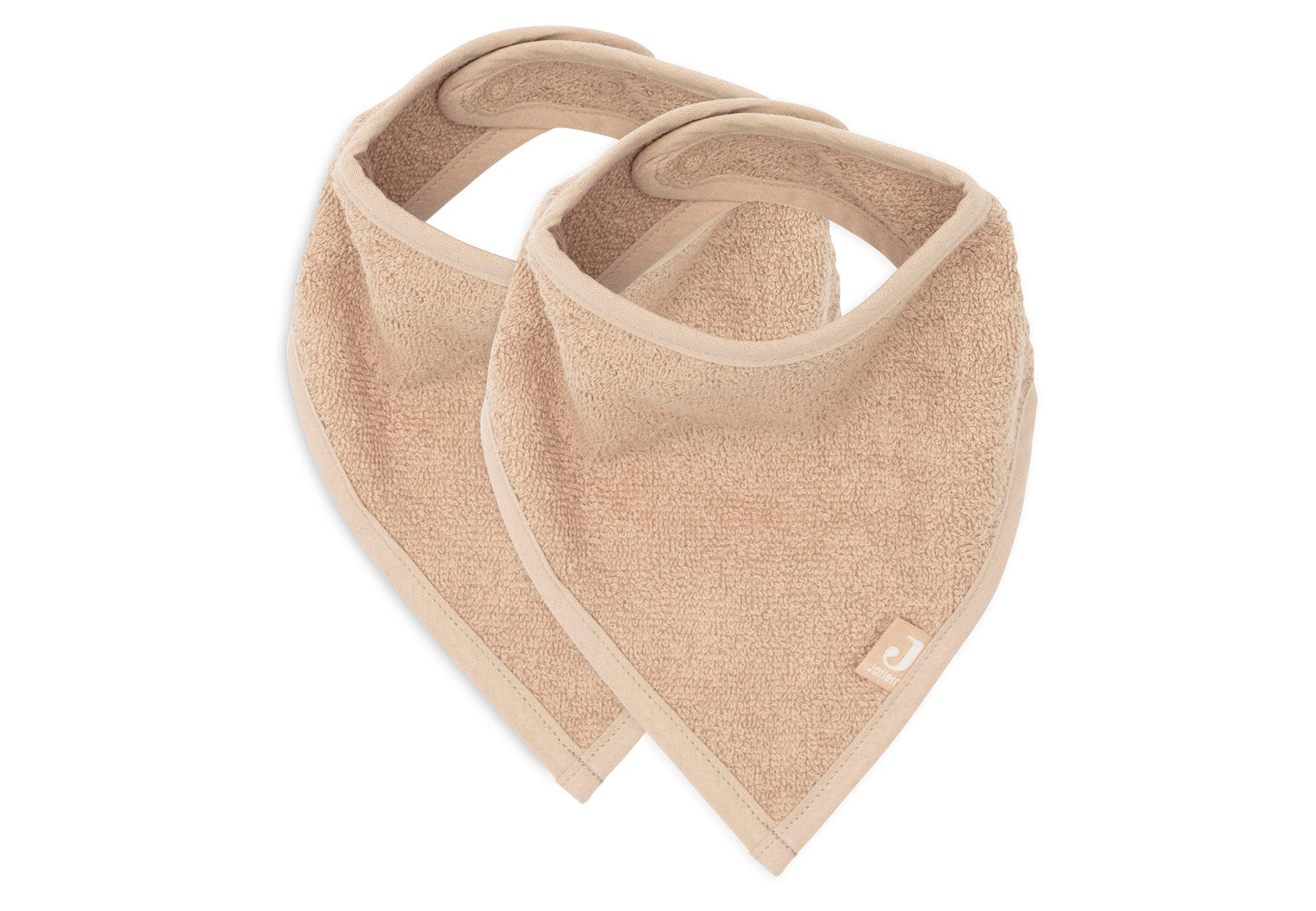Jollein Lätzchen Bandana - 2 Stück 029-867-00093 Lätzchen Jollein – Material Nahaufnahme Stoff