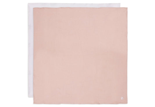 Jollein Mullwindeln Hydrophil 115x115cm - 2 Stück 535-852-68013 Tuch Jollein – Studio Produktbild Frontansicht