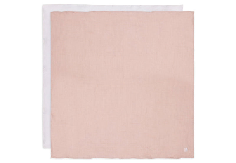 Jollein Mullwindeln Hydrophil 115x115cm - 2 Stück 535-852-68013 Tuch Jollein – Studio Produktbild Frontansicht