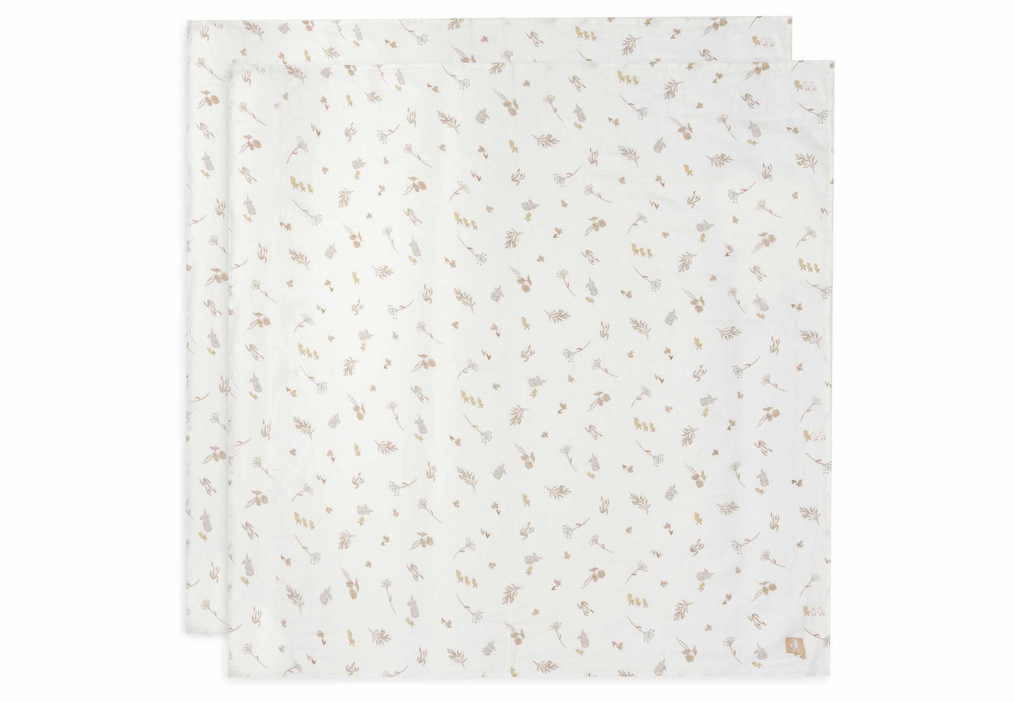 Jollein Mullwindeln Hydrophil 115x115cm - Riverside - 2 Stück 535-852-67086 Tuch Jollein – Studio Produktbild Frontansicht