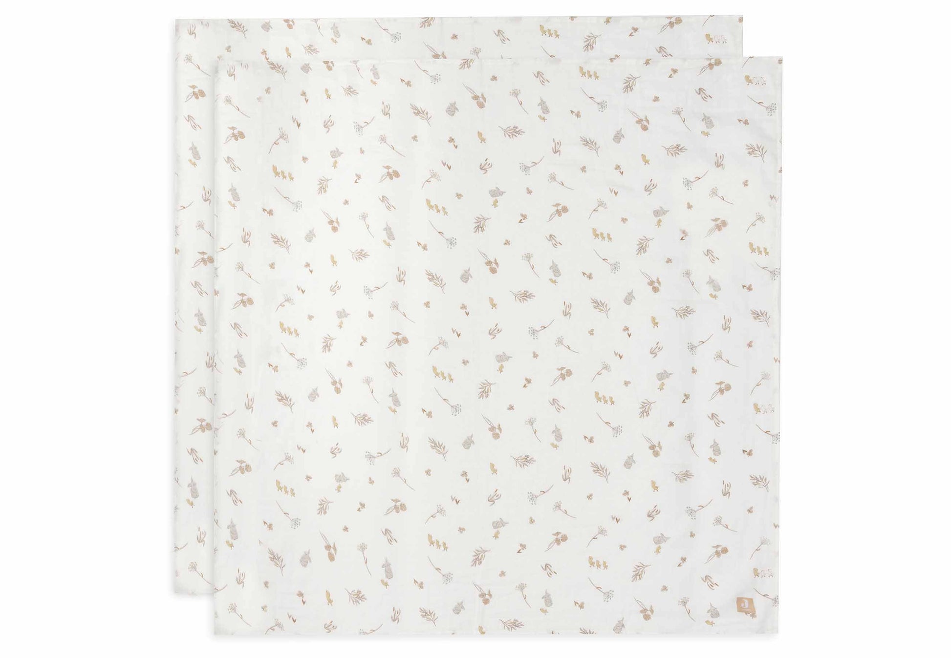 Jollein Mullwindeln Hydrophil 115x115cm - Riverside - 2 Stück 535-852-67086 Tuch Jollein – Studio Produktbild Frontansicht