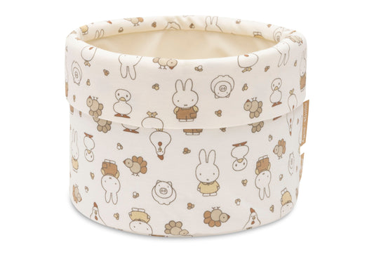 Jollein Pflegekörbchen - Miffy Family Farm 580-001-68156 Korb Jollein – Studio Produktbild Frontansicht