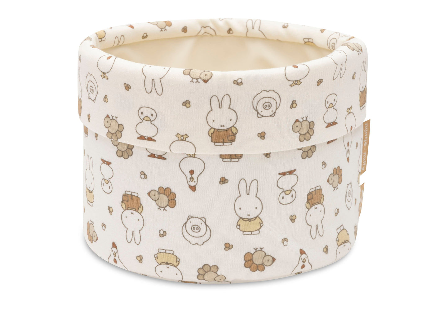 Jollein Pflegekörbchen - Miffy Family Farm 580-001-68156 Korb Jollein – Studio Produktbild Frontansicht