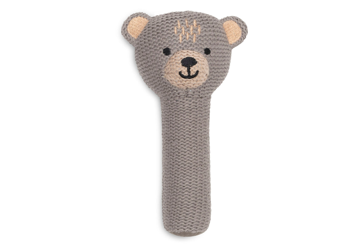Jollein Rassel - Bear 039-001-67076 Rassel Jollein – Material Nahaufnahme Stoff