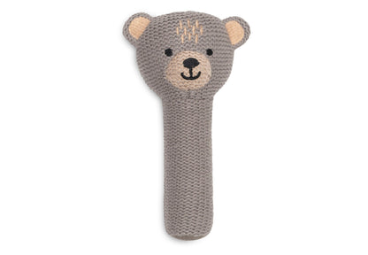 Jollein Rassel - Bear 039-001-67076 Rassel Jollein – Material Nahaufnahme Stoff
