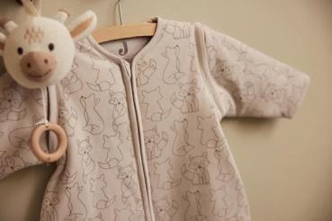 Jollein Schlafsack mit abnehmbaren Ärmeln 70cm Fox - Nougat