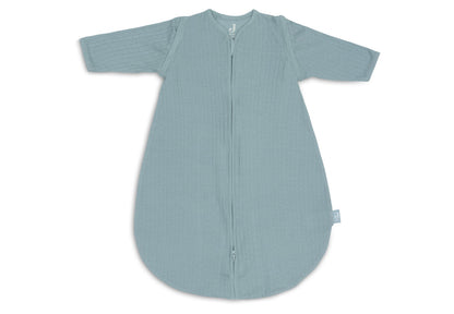 Jollein Schlafsack Newborn mit abnehmbaren Ärmeln - Rund - Ajour 063-410-67020 Schlafsack Jollein – Detailaufnahme Material und Verarbeitung