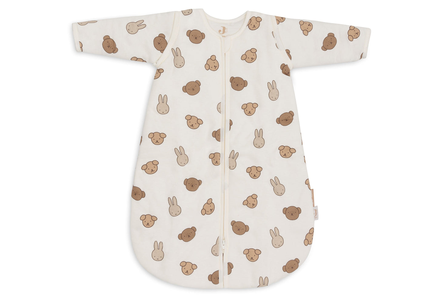 Jollein Schlafsack Newborn mit abnehmbaren Ärmeln - Rund -Miffy and Friends 016-410-68047 Schlafsack Jollein – Studio Produktbild Frontansicht