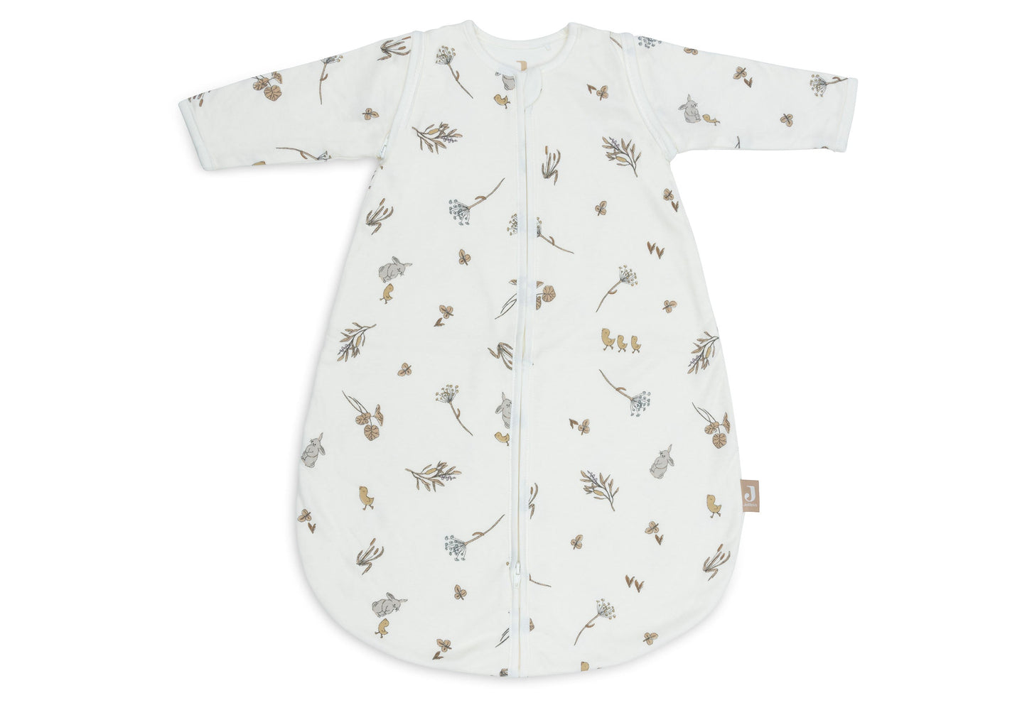 Jollein Schlafsack Newborn mit abnehmbaren Ärmeln - Rund - Riverside 064-410-67086 Schlafsack Jollein – Studio Produktbild Frontansicht