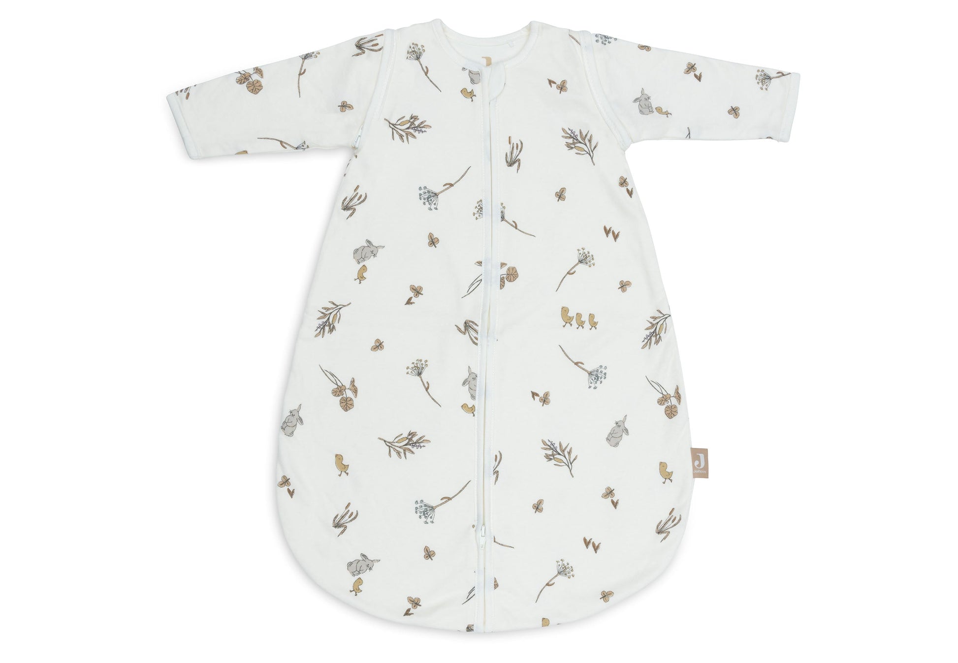 Jollein Schlafsack Newborn mit abnehmbaren Ärmeln - Rund - Riverside 064-410-67086 Schlafsack Jollein – Studio Produktbild Frontansicht
