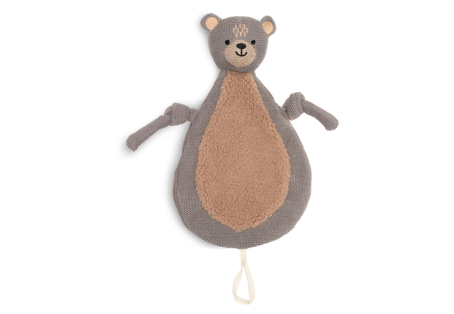 Jollein Schmusetuch - Bear 031-594-67076 Schnullertuch Jollein – Material Nahaufnahme Stoff