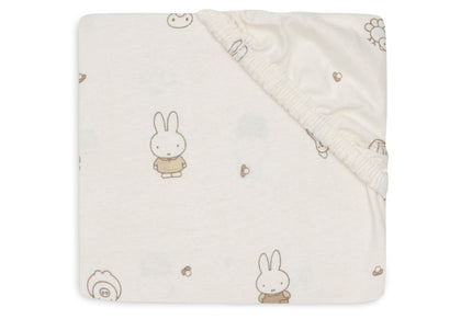 Jollein Spannbettlaken - Jersey - Miffy Family Farm 511-501-68156