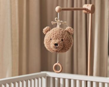 Jollein Spieluhr Teddybär - Biscuit - Sand