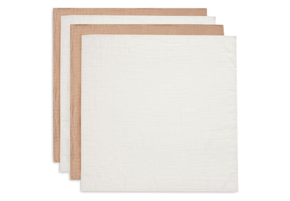 Jollein Spucktuch Hydrophil 70x70cm - 4 Stück 535-851-00105