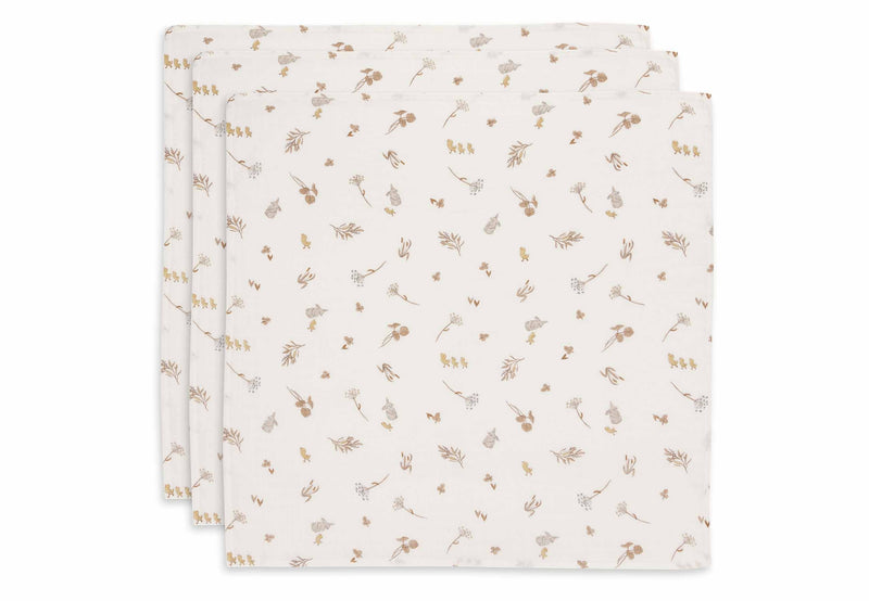 Jollein Spucktuch Hydrophil 70x70cm - Riverside - 3 Stück 535-851-67086 Tuch Jollein – Studio Produktbild Frontansicht