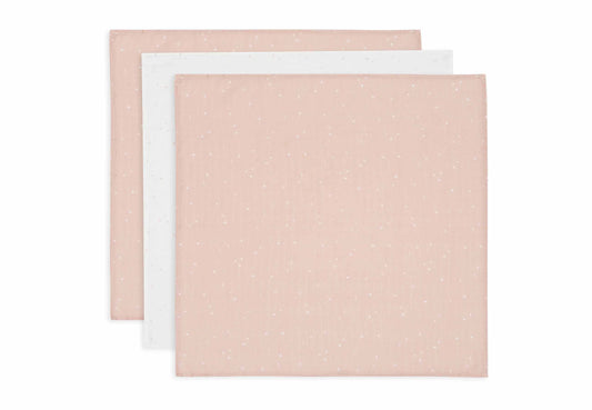 Jollein Spucktuch Hydrophil 70x70cm Twinkling - 3 Stück 535-851-67101 Tuch Jollein – Studio Produktbild Frontansicht