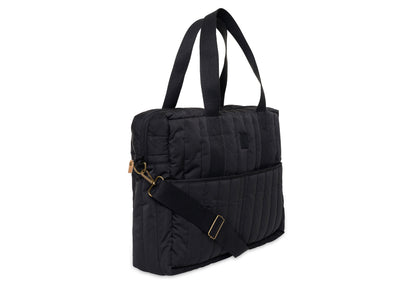Jollein Wickeltasche - Puffed Moos 027-818-68024 Wickeltasche Jollein – Material Nahaufnahme Stoff